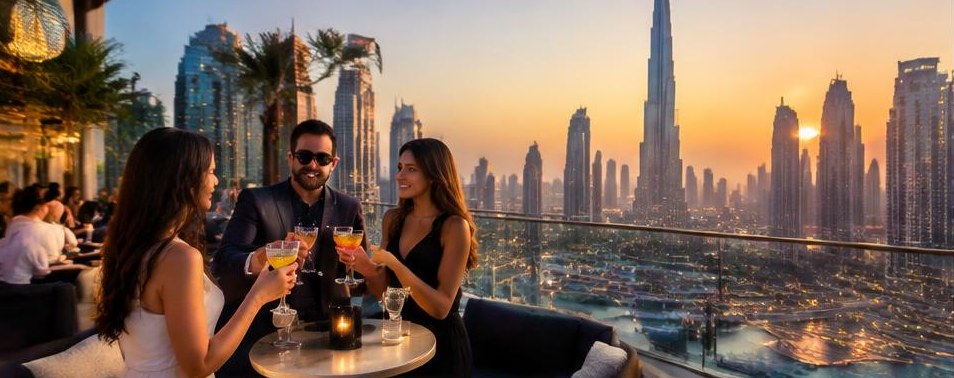 Illustrative scene: Bars in Dubai