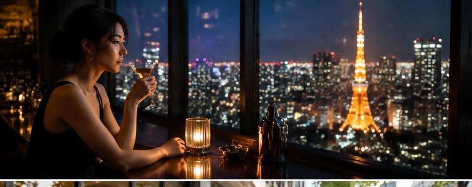 Illustrative scene: Bars in Tokyo