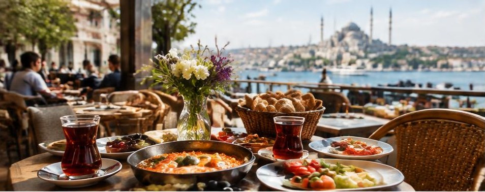 Illustrative scene: Brunch in Istanbul