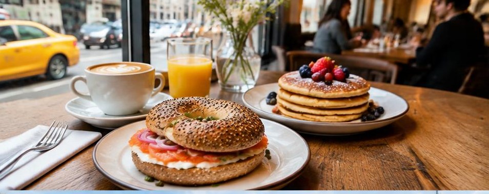 Illustrative scene: Brunch in New York
