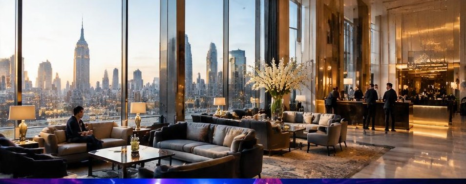 Illustrative scene: Hotels in New York
