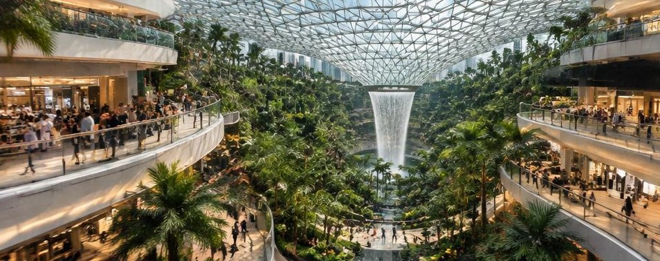 Illustrative scene: Shopping Malls in Singapore